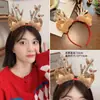 Acessórios de tiara para cabeça de Natal, tiara com galhos de veado, acessórios de cabelo de veado, decoração de Natal