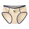 Calzones de Oso para Mujer Algodón Puro Entrepierna Bacteriostática Alargados Sin Cadera Calzones Estilo Universitario Vintage Americano para Mujer