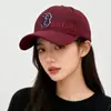 Gorra de Béisbol de Ala Dura Ampliada y Profundizada para Hombres y Mujeres, Estilo Coreano con Bordado 3D Letra B, Gorra Versátil y Adelgazante para la Cara para Hombres