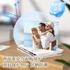 Marco de fotos acrílico caliente transfronterizo péndulo magnético DIY cuadrado tarjeta goo tarjeta de precio de cristal marco de fotos transparente-