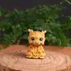 Nuevo Talla en Madera de Ciprés de Acantilado Animales del Zodiaco Chino Juguete Portátil Artículo de Mano Animal de Madera Maciza Lindo Chino Adorno Pequeño de Escritorio