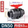 Válvula de bola de doble paso de grado químico UPVC válvula de interruptor de tubería válvula de compuerta de enchufe de plástico industrial resistente a ácidos y álcalis
