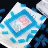 Materiales Hechos a Mano para Bricolaje 1:1 Molde de Silicona Líquida para Hacer Bloques de Construcción Molde de Silicona Herramienta de Combinación Libre Marco del Molde