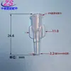 Conector Luer Manguera de PC Transparente para Investigación Científica y Experimentos, Conector Recto con Rosca Interna y Externa Macho-Hembra con Alas