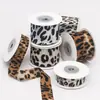 Fita com Estampa de Leopardo Pintado de Vaca Artesanal DIY Borboleta Acessório de Cabelo Grampo de Cabelo Materiais Embalagem Feminina Acessórios de Vestuário