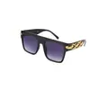 Gafas de Sol Cuadros de Alta Gama, Estilo Retro Fresco, Montura Oversize, Cubre Rostro, Gafas con Efecto Adelgazante, Mismo Estilo que las Estrellas 131 2375