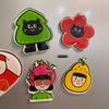 Ímãs de Geladeira de Acrílico Personalizados com Formato Especial Logotipo da Empresa Adesivos Magnéticos Desenho Animado Foto Pôster Adesivos Magnéticos
