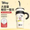 Taza Termo Personalizada Mickey Oso Fresa Gran Capacidad Taza de Agua con Popote para Niñas Taza de Hielo Linda Acero Inoxidable 316