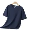 Camisetas de Verano Nuevas de Manga Corta Transfronterizas para Hombres y Mujeres, Disponibles en Múltiples Colores, Tops de Moda, Versátiles, Cómodos y Elásticos, un Superventas