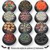 Cross-Border 12 cores Halloween cerâmica macia mista Set Ultra-fino esmalte maquiagem unhas joias materiais atacado