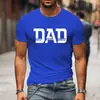LA CAMISETA ESTAMPADA THE MAN THE MYTH THE LEGEND para hombre, nuevo diseño transfronterizo, cuello redondo