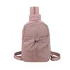 2025 Nuevo Mochila Pequeña Ligera Casual para Mujer Corea del Sur Cordón Cruzada Bolsa para Teléfono Móvil Simple Hombro Deportes Pecho