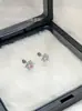 Pendientes de Zirconita Azul Super Brillante Estilo Retro Temperamento de Moda con Incrustaciones de Gota de Agua para Mujer Pendientes de Acero de Titanio Explosiones Transfronterizas para Mujer