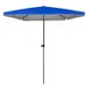 Sombrilla grande para el sol, sombrilla de exterior para puestos, sombrilla comercial para el sol, sombrilla publicitaria, sombrilla rectangular grande para playa y patio