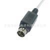 Fabricante Personalizado 6 Pines Mini Din Tipo Ensamblado a Uno Arrastra Dos 4.0 Hebilla Hembra de Electrodo de Fisioterapia Línea de Fisioterapia