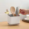 Estante de almacenamiento multifuncional para escurrir palillos, jaula para palillos domésticos, jaula para palillos, vajilla de cocina, caja para guardar cucharas y palillos.