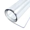 Tapete de Mesa Plástico Transparente Impermeável Toalha de Mesa PVC Retangular Cortável Tapete de Proteção de Superfície de Mesa Vidro Macio
