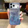 Funda Estéreo Galvanizada con Lazo para Teléfono Móvil Adecuada para Apple 17Promax Moderna 16 Brillo de Pedrería 11 Gama Alta 12