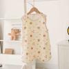 Frente Quatro Costas Dois Macacão para Bebê Recém-Nascido Saco de Dormir Algodão Gaze Bebê Verão Infantil Anti-Chute Colcha Pijama Tecido 100% Algodão