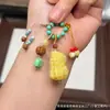 Cera de Abeja de Segunda Generación Varios Estilos Oso Bolsa de Queso Colgante Llavero DIY Exquisito Adorno de Joyería