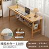 Mesa longa Mesa estreita inclinada para parede Mesa retangular Mesa dupla Home Computer Desk Bancada de perna de madeira maciça