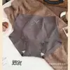 Ropa Interior Femenina de Modal con Encaje Semitransparente de Lujo Ligero Cintura Media-Alta Sin Costuras Cómoda Transpirable Alta Elasticidad Suave Ropa Interior para Dama