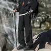 Calça Cargo para Meninos Outono Nova Outdoor Montanhismo À Prova de Vento e Impermeável Casual Americano Calça Longa