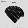 Gorro de punto de piel de conejo para otoño e invierno, nuevo jersey de lana, forro polar, grueso, para exteriores, cálido, con protección para los oídos, gorro de mujer