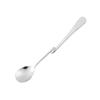 Cuchara Curvada de Acero Inoxidable 304 para Uso Doméstico, Cuchara para Café, Cuchara para Taza, Mango Curvado, Vajilla de Hotel, Cuchara para Postre, Estilo Simple Japonés y Coreano