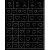 Adesivos Vazados de Estrela de Cinco Pontas para Nail Art, Raios de Estrela Vazados, Borboleta, Coração, Flor, Template Vazado de Borrifo de Chama
