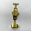 Accesorios para relojes Hebilla de correa Hebilla de cinturón Hebilla de mariposa de doble presión Patrón de escamas de pescado Hebilla de cuero Hebilla de acero inoxidable Broche a presión