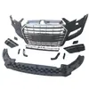 17-20 Adequado para Audi A3 Para-choque S3 Dedicado com Contorno, Contorno S3 Modificado para A3 - Parte Frontal