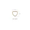 Accesorios con forma de triángulo amoroso cadena colgante hebilla decoración de traje de baño bikini botón de metal ropa especial ropa