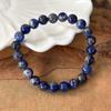 Pulsera transfronteriza nueva y popular, pulsera colorida de piedras naturales hecha a mano con cuentas para hombres y mujeres, pulsera de círculo único, accesorios