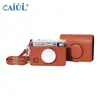 Adecuado para funda protectora de cámara instantánea Fujifilm mini evo, cubierta de bolsa de cámara de cuero, universal con correa para el hombro, transfronterizo