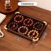 Caja de Almacenamiento para Pulseras Wenwan 2025 Estilo Nuevo Cuentas de Buda Pulsera de Jade Alta Gama Exquisita Caja de Joyería de Madera Maciza de Alta Gama