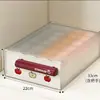 Caja de Almacenamiento de Ropa Tipo Cajón para el Hogar Gabinete de Almacenamiento de Plástico Caja Organizadora de Ropa Caja Transparente para Armario Juguetes Archivos