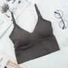 Popular top sin tirantes de Kaka con espalda bonita, escote en U grande, capa exterior, sin varillas, con copas en el pecho, lencería tipo camisola