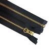 Não. 3 Zíper Metálico Ykk, Puxador Aberto Dourado e Cobre, Deslizamento Suave, Adequado para Jaquetas, Roupas e Bolsas, Acessórios de Vestuário de Alta Qualidade