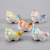 Manualidades de Cerámica de Caballo Lindo Adornos Pequeños Caballo de la Fortuna Sostenedor de Palillos Pequeño Caballo Sostenedor de Palillos Portalápices Decoración del Hogar