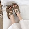 Pantuflas de Perlas con Lazo y Suela Gruesa para Mujer Verano Ropa de Exterior 2025 Nuevo Estilo Hada con Falda Playa Sandalias Birkenstock