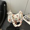 Bolso de Axila Plisado 2025 Nuevo Estilo Fresco y a la Moda Combinable Bolso de Mano de Alta Gama Bolso de Hombro Estampado de Moda Moda