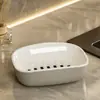 Porta Jabón de Lujo Ligero para Baño del Hogar, Caja de Jabón de Doble Capa con Drenaje, Estante Grande para Almacenamiento de Jabón, Porta Jabón para Lavandería