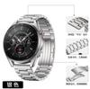 Adecuado para Samsung Garmin Huawei Reloj Inteligente Original de 22 mm Correa de Titanio Nueva Correa de Aleación de Titanio de Tres Eslabones