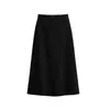 Novedad Primavera/Verano 2026 Estilo Coreano Diseño Elegante Abertura Cintura Alta Ceñido a la Cadera Falda de una Pieza Línea A Falda Recta de Media Longitud