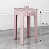 Bancos de Plástico para Uso Doméstico, Apilables, Taburetes Altos de Color Macarrón, Taburetes Molino de Viento, Sillas de Comedor de Repuesto Simples para Comedor