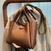 Bolsa de Grande Capacidade Feminina Outono e Inverno 2022 Nova Moda Bolsa Transversal Bolsa de Mão Balde Feminina