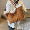 Casual, Simples, Personalizada, Bolsa de Grande Capacidade, Novo Estilo da Moda, Bolsa de Ombro Texturizada, Bolsa Tote Feminina Inverno 2026