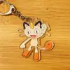 Llavero de Acrílico Dibujos Animados Anime Periférico Pokemon Colgante de Doble Cara Accesorios DIY Colgante para Bolso