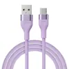 Cable de datos de silicona USB tipo C transfronterizo, carga rápida, compatible con carga rápida Apple, cable de carga rápida para teléfono móvil engrosado